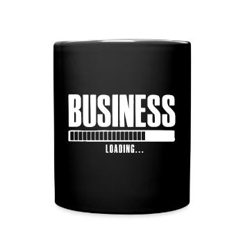 Business Loading Online Business Affiliate - Full Colour Mug - black - Front