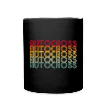 Autocross Stockcar - Full Colour Mug - black - Front