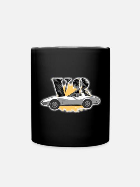 C3 Stingray V8 - Tasse einfarbig - Schwarz