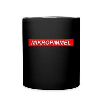 Mikro Pimmel Penis Schwanz Sex Geschenk Idee - Tasse einfarbig - Schwarz - Vorne