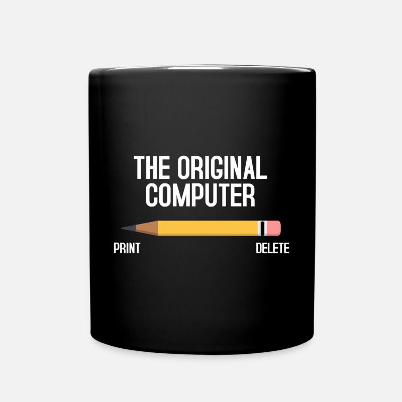 ordinateur - Mug uni - noir
