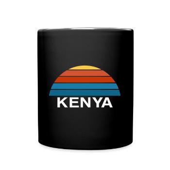 Afrique Kenya Safari - Mug uni - noir - Devant