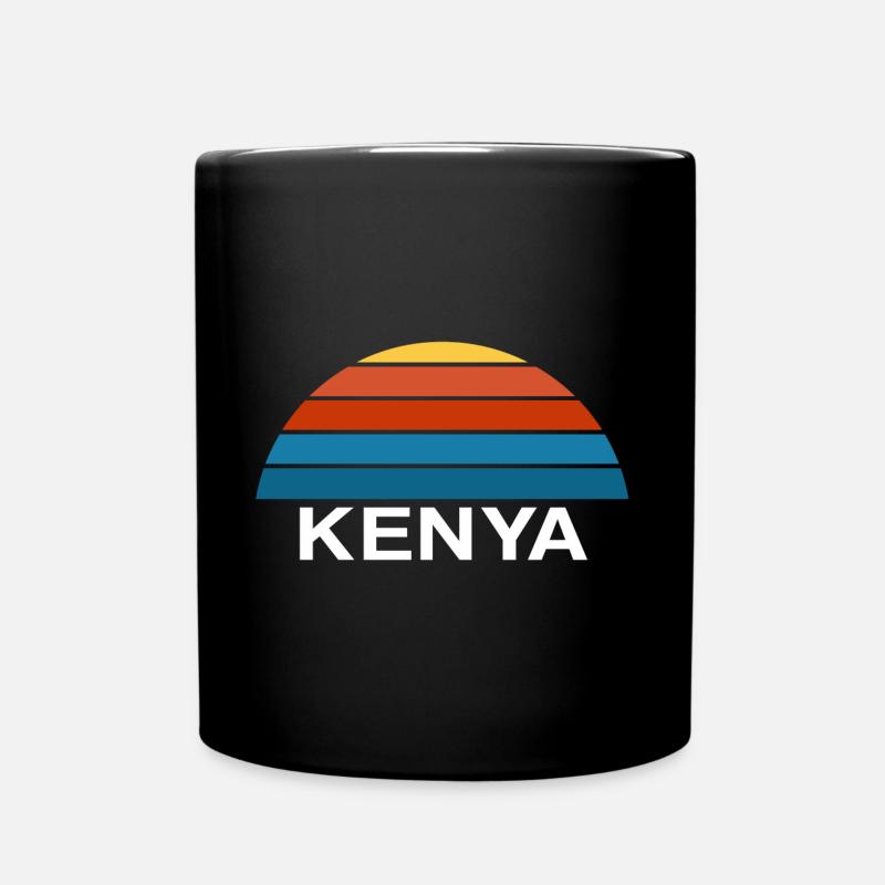 Afrique Kenya Safari - Mug uni - noir
