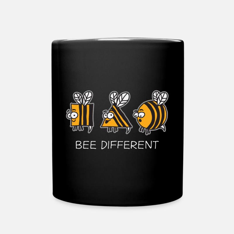 Bienen Seltsam Anders Unterscheidlich - Tasse einfarbig - Schwarz