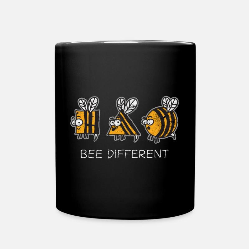 Bienen - Tasse einfarbig - Schwarz