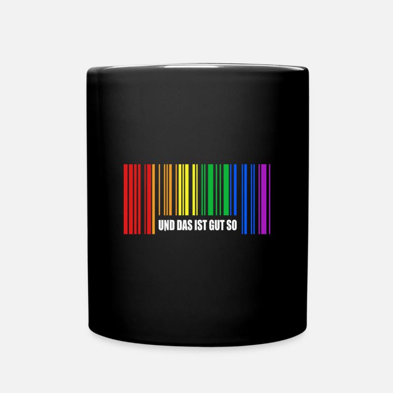 LGBT - Und das ist gut so! - Tasse einfarbig - Schwarz