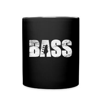 basse - Mug uni - noir - Devant