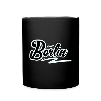 Berlin - Tasse einfarbig - Schwarz - Vorne
