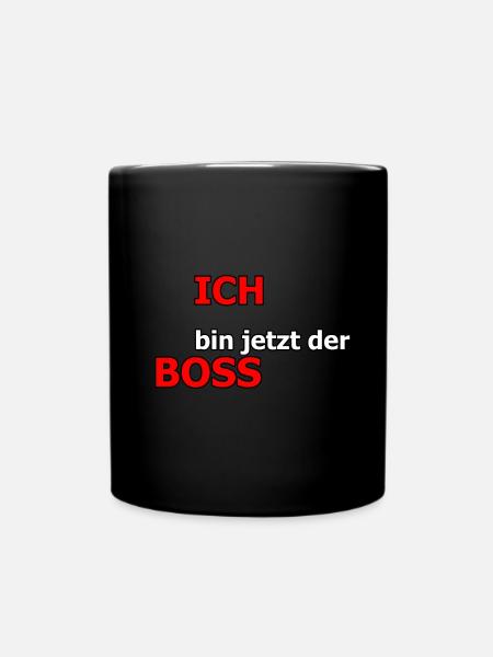 Je suis le patron maintenant - Mug uni - noir