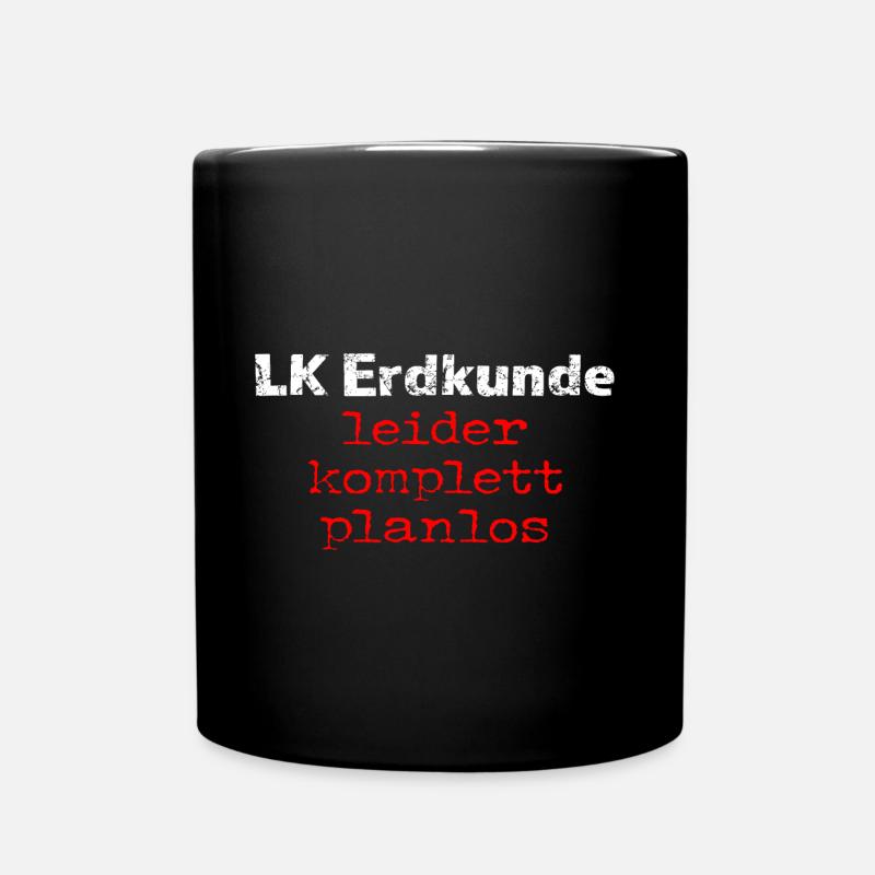 La géographie de LK - malheureusement complètement au hasard! - Mug uni - noir
