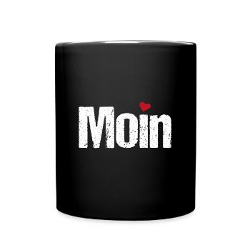 Moin Herz - Mug uni - noir - Devant