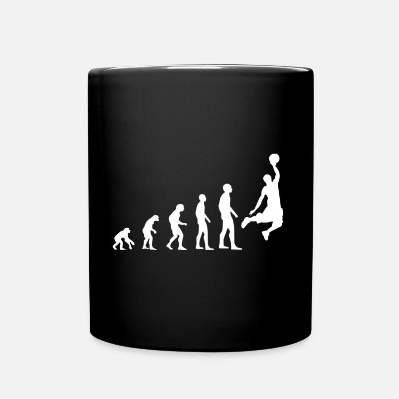 Evolution du basket - Mug uni - noir