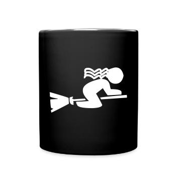 A young witch - Full Colour Mug - black - Front