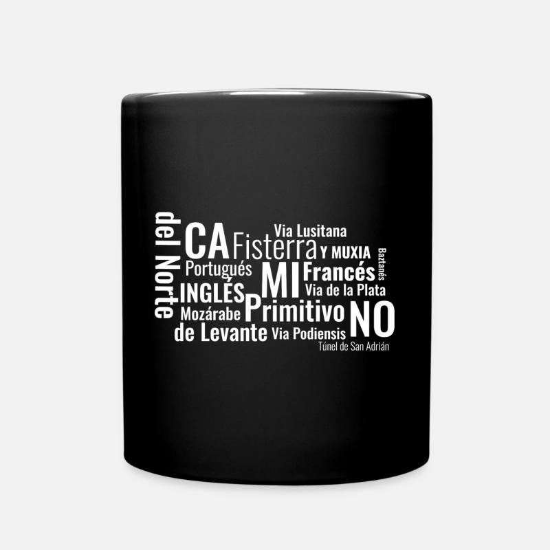 Chemin de Saint-Jacques Camino de Santiago - Mug uni - noir