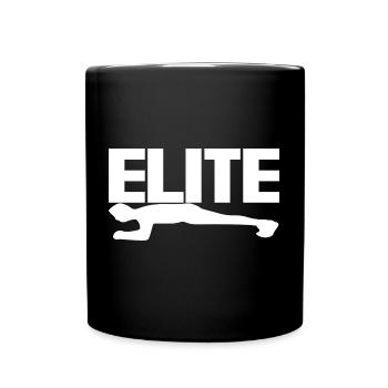 Elite Sports - Tasse einfarbig - Schwarz - Vorne