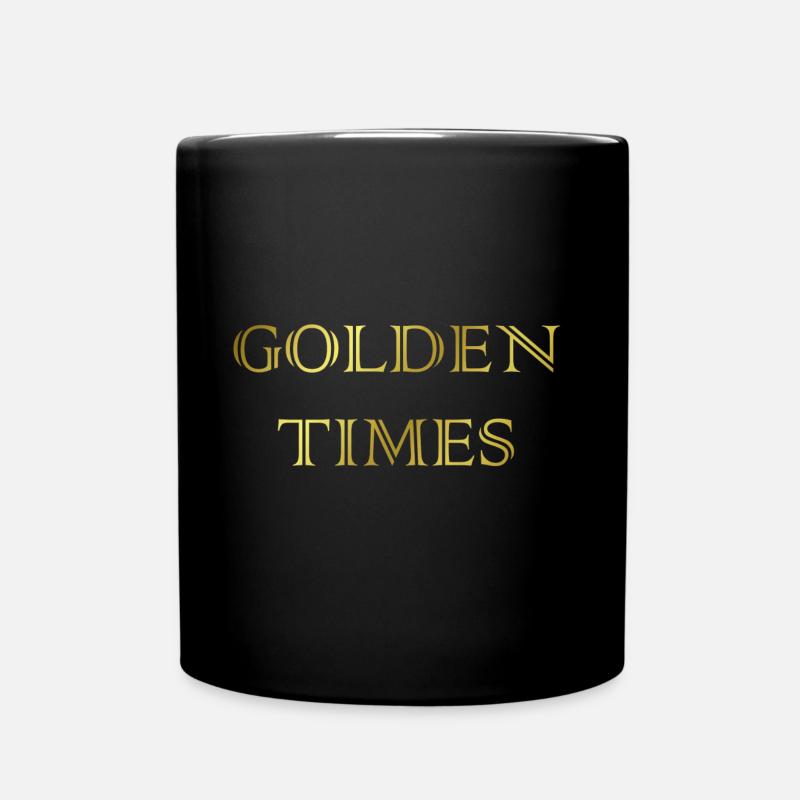 Temps d'or, temps d'or - Mug uni - noir