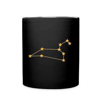 Constellation Leo - Mug uni - noir - Devant