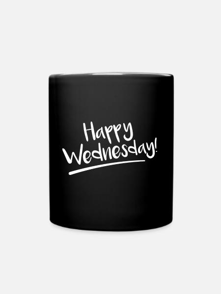 Joyeux mercredi Joyeux mercredi - Mug uni - noir