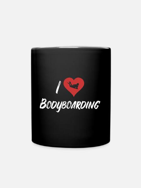 Bodyboarding - Full Colour Mug - black