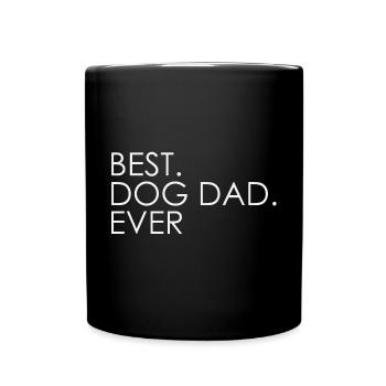 Bester Hundevater Aller Zeiten - Tasse einfarbig - Schwarz - Vorne