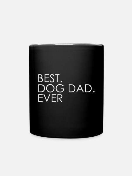 Best Dog Dad Ever - Full Colour Mug - black