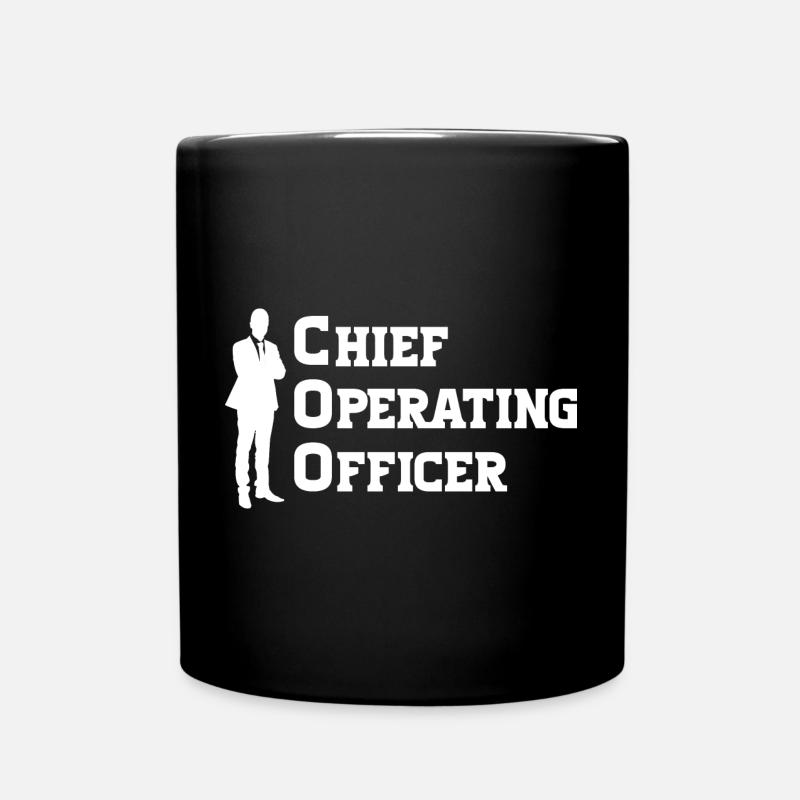 COO - Chief Operating Officer - Full Colour Mug - black