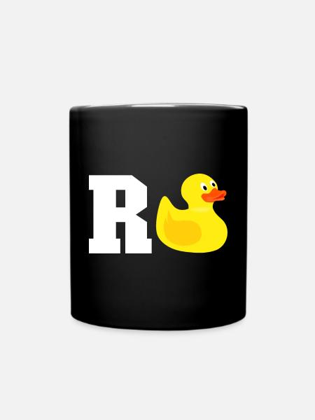 Rente - Tasse einfarbig - Schwarz