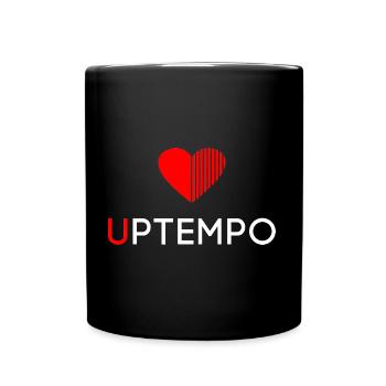 Uptempo - Rave - Hardstyle - Gabber - Gift - Full Colour Mug - black - Front
