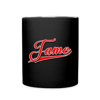 fame fameous famous popular winner known - Full Colour Mug - black - Front