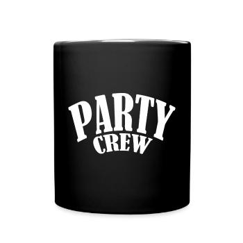 party partycrew partymonster dj deejay disco crew - Full Colour Mug - black - Front