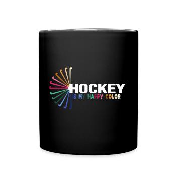 hockey feldhockey hockeysport fieldhockey - Tasse einfarbig - Schwarz - Vorne