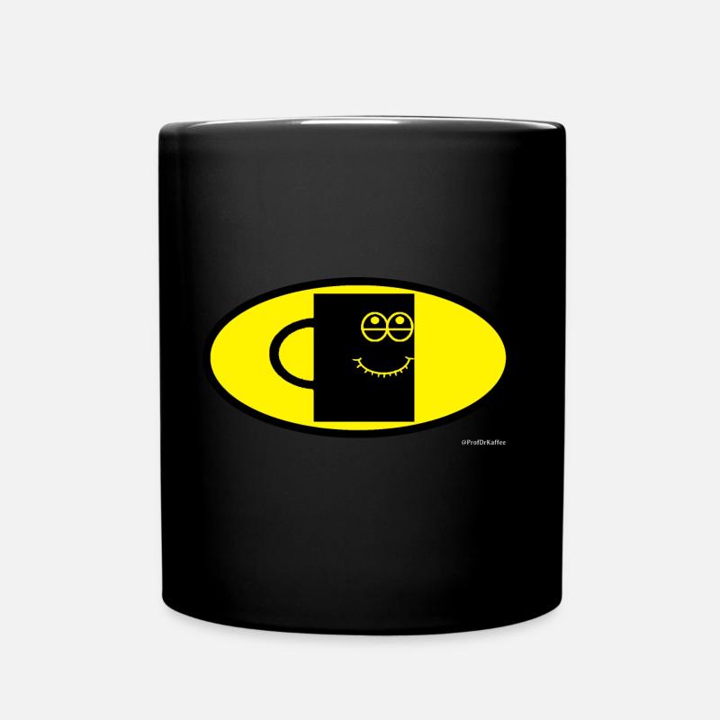 Kaffeemann - Tasse einfarbig - Schwarz