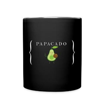 PAPACADO DESIGN for expectant fathers - Full Colour Mug - black - Front