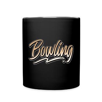 Bowling - Mug uni - noir - Devant