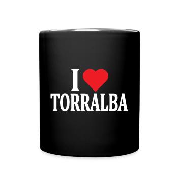 t-shirt Io amo Torralba t-shirt Sardegna - Full Colour Mug - black - Front