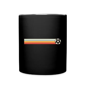 Football retro football football player - Full Colour Mug - black - Front
