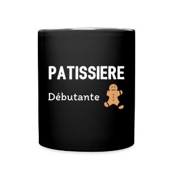 Pâtissière débutante - Mug uni - noir - Devant