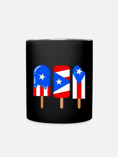 Puerto Rico - Tasse einfarbig - Schwarz