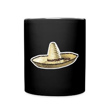 Sombrero - Tasse einfarbig - Schwarz - Vorne