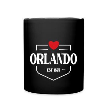 Orlando Florida - Full Colour Mug - black - Front