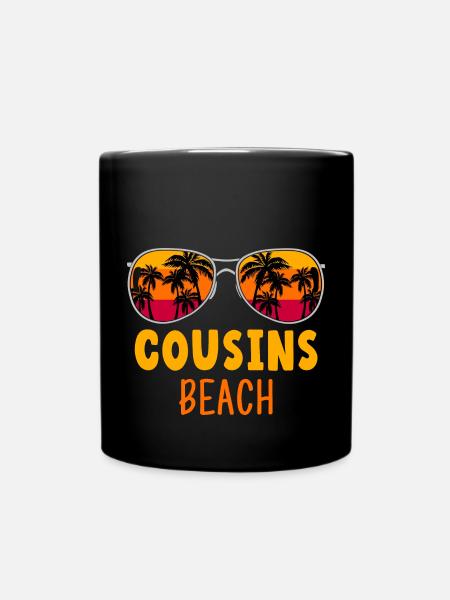 Cousins Beach - Tasse einfarbig - Schwarz