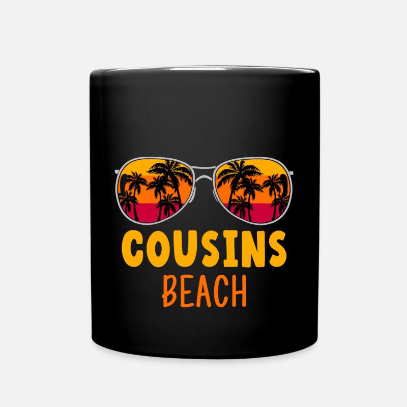 Cousins Beach - Tasse einfarbig - Schwarz