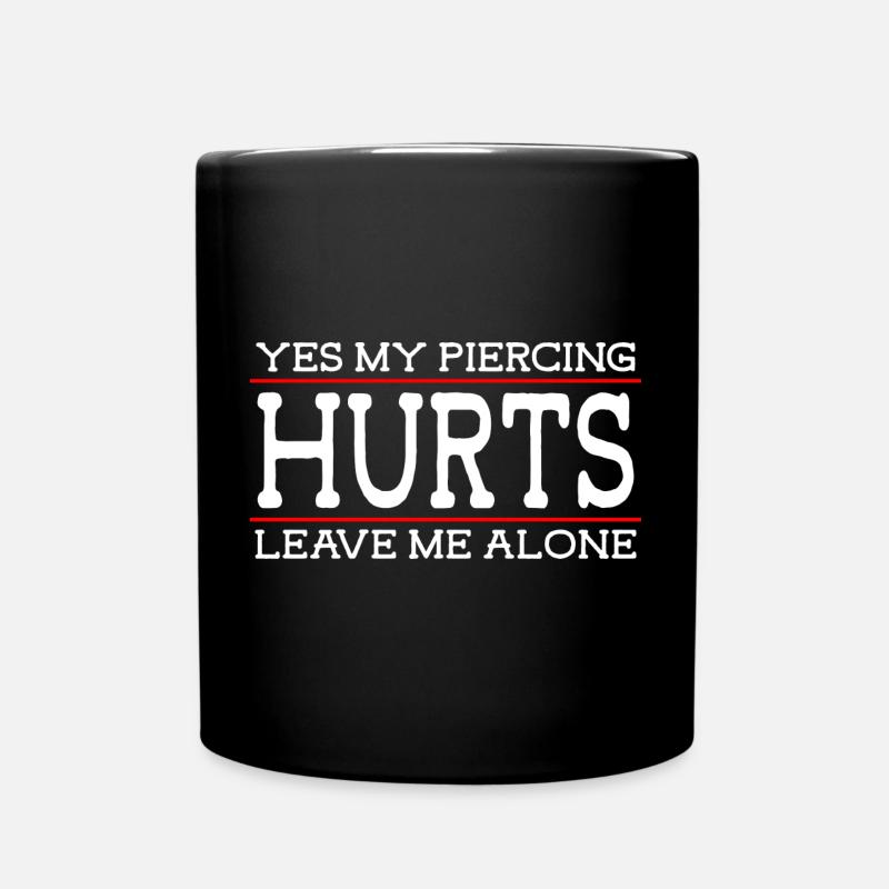 Piercer Piercing Studio - Mug uni - noir