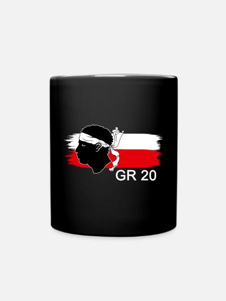 GR 20 randonnée corse trek rando - Mug uni - noir