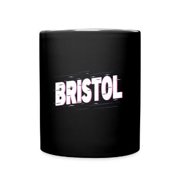 Bristol England UK Stadt Schrift Heimat Liebe - Tasse einfarbig - Schwarz - Vorne