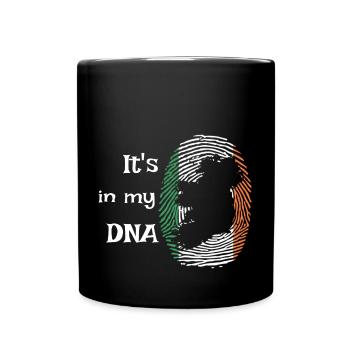 Irland DNA Irische Insel Ireland Idee - Tasse einfarbig - Schwarz - Vorne