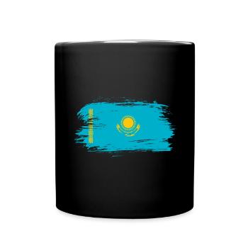 Drapeau du Kazakhstan - Mug uni - noir - Devant