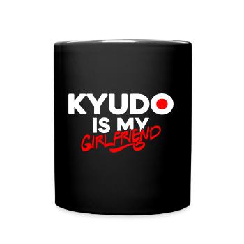 kyudo kyudomeister japanische bogenkunst kanji - Tasse einfarbig - Schwarz - Vorne