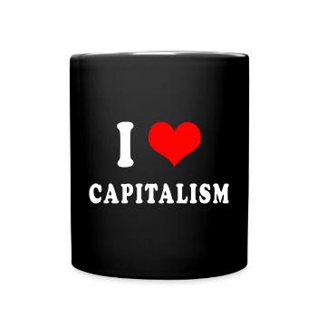 I love capitalism - Full Colour Mug - black - Front