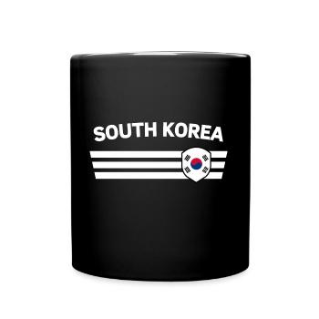 South korea fan trikot for global competitions - Full Colour Mug - black - Front